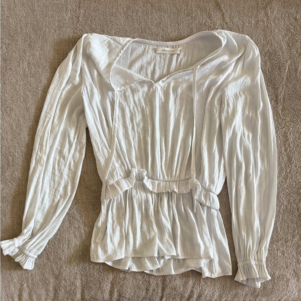 Mustard Seed Ivory Blouse
